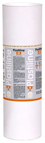 Plastiline 10150T – Plastiline-Tube – Modelliermasse, hohe Präzision – Modellieren, Schnitzen, Formen – Härtegrad 50 (weich) – 10 kg – elfenbeinfarbener Farbton. Hergestellt in Frankreich