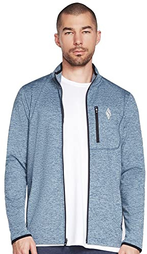 Skechers Ultra GO Equalizer Jacket Sweatjacke Herren MJA251 607 LBLW blau