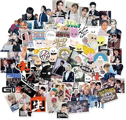 Stray Kids Aufkleber 95 Stück Stray Kids Sticker Stray Kids Go Life Album Sticker Pack Stray Kids Aufkleber für Fans