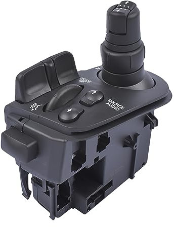 Bisenya Interruptor de bastón de dirección para limpiaparabrisas compatible con CLIO III 2005-2010 KANGOO 2008-2011 MODUS 2004-2010 7701060097, 7701057096