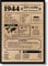 EQUIK PRODUCTS Geburtstagskarte 1944 | Geburtstagsgeschenk für Männer und Frauen | Geburtsjahr 1944 | Vintage Poster | Dekoration und Geschenkidee | Zurück in 1944