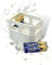 Batterie Bier Kasten Batteriekasten Batteriekiste Batteriebox Aufbewahrungsbox Minikiste Minibox für Aufbewahrung von Batterien AA, AAA, 9V, Leerkiste - 3D gedruckt (AA, Weiss)