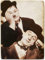 KUSTOM ART Magnet (Magnet) Serie Berühmte Schauspieler Stanlio & Öl (Stan Laurel Oliver Hardy) Vintage-Stil Kollektion Druck auf Holz 10 x 6 cm