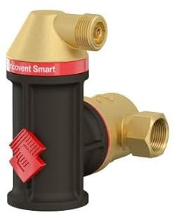 Flamco Luftabscheider - Schlammabscheider - Magnetitabscheider Druck bis zu 10 Bar - Heizung Automatische Entlüftung - Temperatur bis zu 120°C - Größe 1 1/4” (30004)