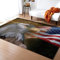 PAJEON Patriotische Eagle-Unabhängigkeitstag-USA-Flagge Indoor-Teppich, 170 x 240 cm Kurzflor Kinderteppich - für Terrasse Garten, Küche, Bad Oder