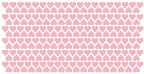 Aufkleber Etiketten Klebeherzen Herzen Herz Klebepunkte aus Folie 222 Stück rosa pastellrosa matt Größe 10 mm selbstklebend farbig wetterfest Markierungen Organisieren basteln verzieren Scrapbooking