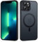 Yoedge Magnetica Cover per Apple iPhone 13 Pro 6,1, Compatibile con MagSafe, Custodia Traslucida Matte Hard PC, Ultra Sottile TPU Antiurto Anti-Graffio Protettiva Case per iPhone 13 Pro, Nero