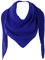 stylx Damen XXL Strick Dreieck Schal mit Reiskorn Strickmuster in Unifarben, Schal, Leichtes Tuch (royalblau)