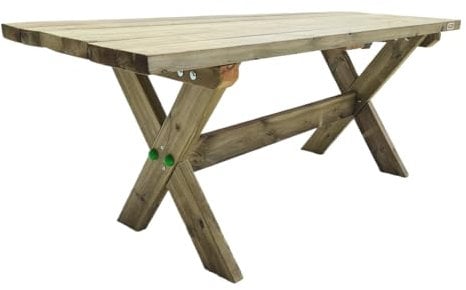MASGAMES XERTA Holztisch für den Außenbereich | autoklaviertes Holz Stufe IV | 180 cm lang |