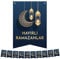 Ramazan Dekor, Hayirli Ramazanlar, Wimpelkette, Banner, Fahnenkette (blau/Gold)