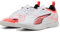 PUMA Ultra 5 Play IT JR Soccer Shoe, White Black-Glowing RED, 3 UK