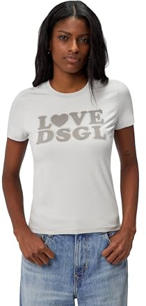 Desigual TS_Love DSGL, 2001 NEUTRAL Gray, XL