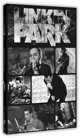 TCMAHE Linkin Park-Poster (2) Leinwand-Poster, Schlafzimmerdekoration, Landschaft, Büro, Raumdekoration, Geschenk, 60 x 90 cm
