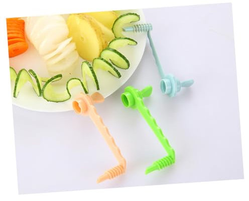 Ciieeo rebanador de zanahorias cortadora de verduras rosa