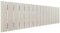 DHOME Recyceltes Holz Kopfteil MDF Paletten Stil Vertikale Palette Bed Pallets Beschläge inklusive (135cm, Beige Stacheln)