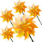 Vogelabwehr Reflektierende Windmühle,Windräder Vogelabwehr,Taubenschreck Taubenabwehr，Windrad Garten Vogel Vogelschreck,Bunte windrad Kinder (5pcs-Orange)