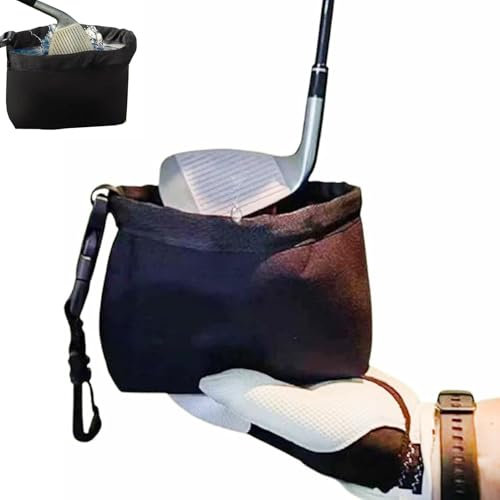 BFSYRR Golf Club Cleaning Bag,Golf Ball Cleaner Pouch,Golf Cleaning Kit,Portable Golf Club And Golf Ball Cleaning Bag,Waterproof Golf Bag,Golf Accessories for Men Ladies