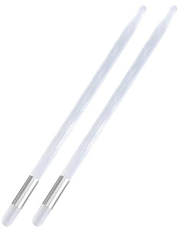 Baguettes de batterie 13 couleurs phosphorescentes 5 A en acrylique avec lumières LED pour batterie