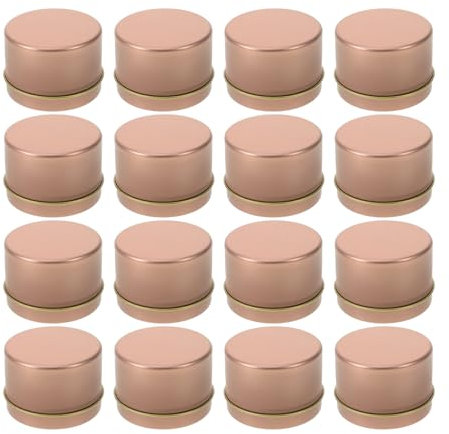 GARVALON 12piezas Latas De Metal para Vacías con Tapa Recipientes para Hacer Aromáticas Mate