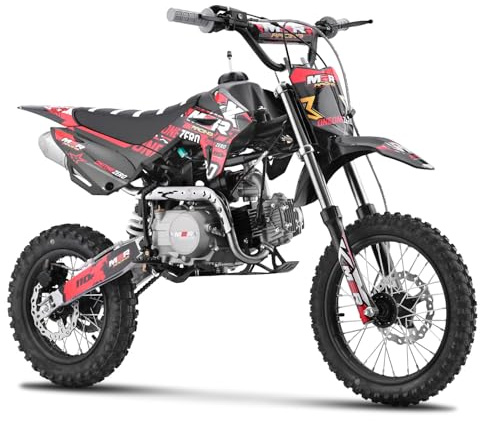 Funbikes M2R Racing KX110F 110cc Pit Bike 2025 Model – Manual & Semi-Auto – 14/12 Wheels – Entry Level Off Road Dirt Bike – Available in Red, Blue & Grey