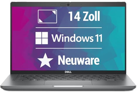 Dell Latitude 5450 14 Zoll Full HD Laptop Intel Core Ultra 5-135U@ bis zu 4,4 GHz 32 GB 512 GB SSD mit Windows 11 Pro & GRATIS Antiviren-Software - NEU & OVP