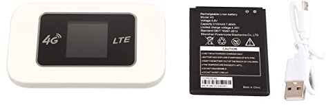Router Wireless 4G WiFi Router Internet portatile ad alta velocità da 150 Mbps con batteria integrata da 2100 mAh per viaggi in ufficio in casa Materiale ABS Supporta fino a 10