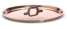 De Buyer 6463.20 Deckel, Kupfer, braun, 15,4 x 11,6 x 3,6 cm