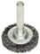 Bosch 1x PRO Steel Longlife Wire Wheel, Crimped Wire for 6 mm Cylindrical Shank and Drill (Ø 30 mm, Professional Accessory Rotary Drill/Drivers)