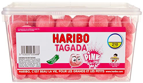 Boite de 210 fraises tagada pink haribo