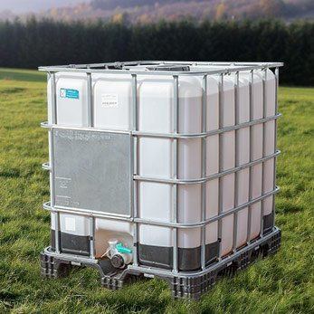 Pferdetränke / Lebensmittel-IBC / Wassertonne - 1000 Liter Wassertank für Lebensmittel zertifiziert - NEU / unbenutzt - VERSANDKOSTENFREI
