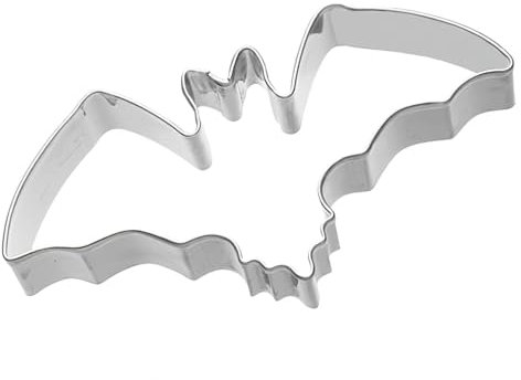 Birkmann 1010690610 Ausstechform Fledermaus, Kunststoff, Grau, 5 x 3 x 2 cm