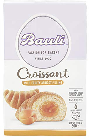 Bauli Croissant mit Aprikosenfüllung 6 Stück, 4er Pack (24 x 50 g)