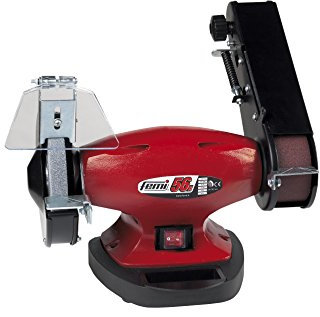 Femi 56N Smerigliatrice/Levigatrice da Laboratorio, 150 mm, Rosso