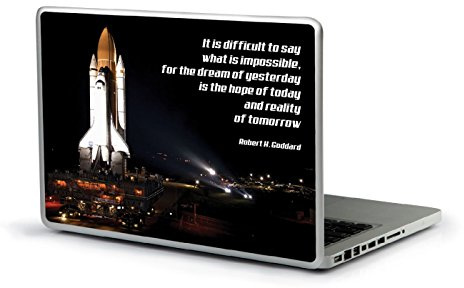 Shuttle Aufkleber Notebook Sticker Size 10
