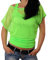 Crazy Age Frauen Partytop Sommertop Netzoberteil Trend 2016 in Neonfarben Jetzt auch in L/XL (L/XL, Neongrün(AMA))