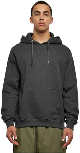 Urban Classics Men's Tb2392-00091 Hooded Sweatshirt, Charcoal Gray, L UK