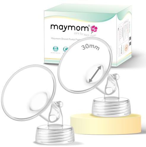 Maymom Wide Neck Pump Part For Spectra S1/S2 Pumps; Incl Wide Mouth Flange; Not Original Spectra Flange; Replaces Spectra Shield 30 mm Two Flanges