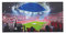 FC Bayern München Wanduhr mit Darstellung der Allianz Arena