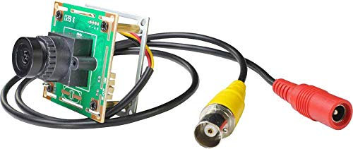Boomlens - Mini cámara CCTV interior de 2,8 mm Cámara CCTV CMOS 800TVL IR-filtro Analógico Cámara de seguridad de video para detección de movimiento DIY