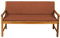 Gutekissen® Bankauflage Terrassen-Rasenbank oder Schaukel Gartenmöbel FK5 (200x50x50, Orange)