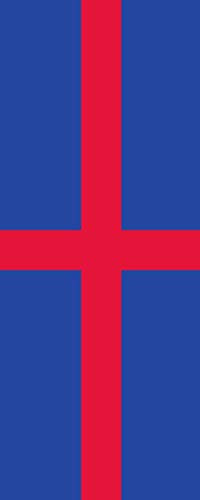flaggenmeer® Flagge Oldenburger Land 160 g/m² ca. 400 x 150 cm mit Hohlsaum für Ausleger