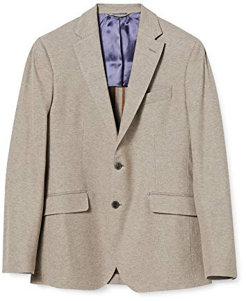 Hackett Herren Jacke Pique Knit, Braun (Taupe 951), Medium (Herstellergröße: 40)