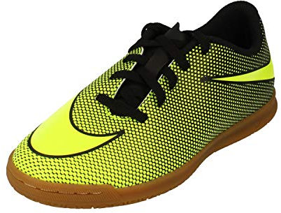 Nike Junior Bravatax II IC Football Boots 844438 Soccer Cleats (UK 4.5 us 5Y EU 37.5, Black Volt 070)