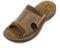 TIESTRA Mens Leather Sandal Wide Fit Walking Fisherman Sandal leisures Outdoor Open Toe Comfortable Soft Summer Beach Shoes UK12/46EU