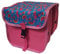 Beluko FAHRRADTASCHE Kinderfahrradtasche Satteltasche 20-26 Gepäckträgetasche Doppel (51 - Midi - Flamingos)