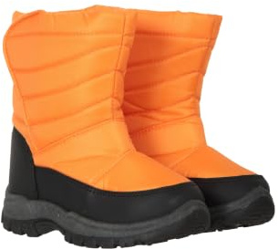 Mountain Warehouse Caribou Junior Kids Snow Boots | Boys & Girls Durbale Snowproof Footwear, Warm & Fleece-Lined, Deep Lugs & High Traction Soles for Enhanced Grip, For Winter