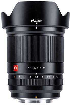 VILTROX 13mm F1.4 Fuji X Obiettivo,Messa a fuoco automatica 13 mm Ultragrandangolare APS-C Obiettivo Lente per Fujifilm X-Mount Fotocamera X-T30 X-T4 X-T3 X-Pro3 X-Pro2 X-H1 X-T200 X-E2 X-A1 Nero