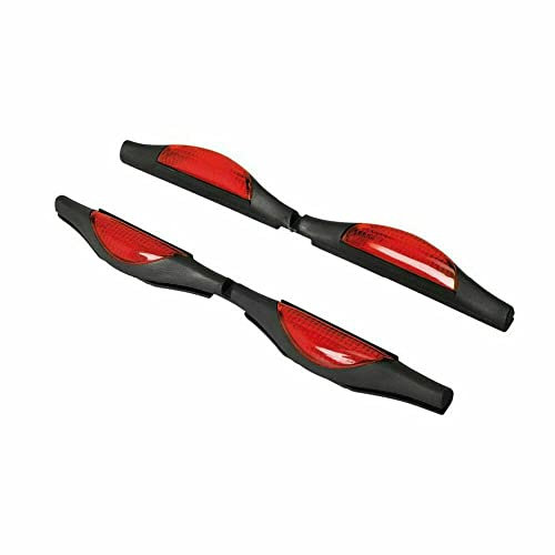 Riloer Car Red Door Protectors Reflectors Door Guards Prevent Scratches Protect Edges (Package of 2)