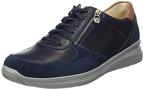Ganter Herren Harald Sneaker, darkblue, 43 EU Weit