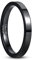 GALANI 3mm Ringe Herren Damen Schwarz Wolfram Ringe Poliertes Finish Verlobungsringe Eheringe Partnerringe Jubiläumsring Herrenring Damenring Mode Schmuck Größe 57(18.1)